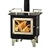 Cubic Cub Mini Wood Stove - CB-1008 (Black/Brass)