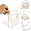Bread Slicer, Foldable Bread Toast Slicer Bagel Loaf Bread Maker for Homemade Sandwich Bread Bagel, Quick and Safe for…