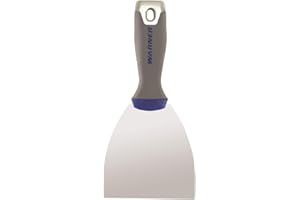WARNER MANUFACTURING Warner 4" ProGrip Flex Putty Knife, Stainless Steel with Hammer Cap, 90664