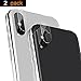 iPhone X Camera Lens Protector, iPhone X Camera Screen Protector 2 Pack 9H Hardness Anti-Scratch Explosion-proof Tempered Glass Protective Camera Lens Hard Protector Film for iPhone X