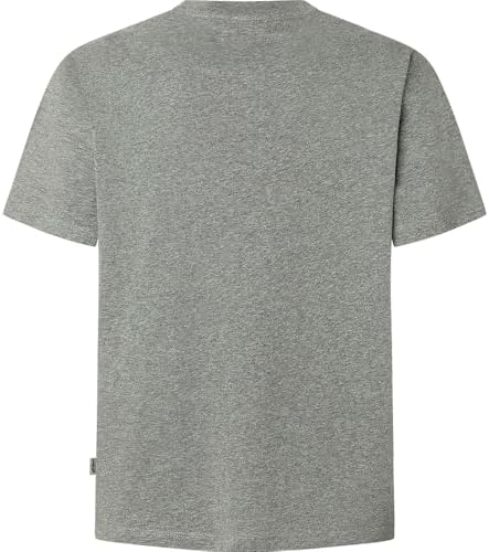 Camiseta de Contraste Connor para Hombre, Gris (Gris Jaspeado), XS