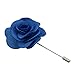 Argositment Wedding Camellia Boutonniere for Men's Suit Handmade Lapel Pin Flower (Pkg of 12 Color)