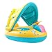 Baby Swimming Rings Fish Float Sunshade Swimming Inflatable Boat