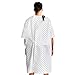 TALVANIA Unisex Patient Gown Hospital Gowns, Back Ties, Fits Up To XXL