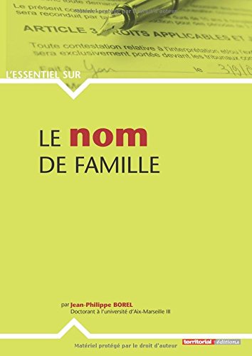 Le  nom de famille