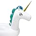 TCP Global Sundaze Floats Giant 9 Foot Inflatable Tropical Unicorn Pool Float - Fun Kids Swim Party Toy - Summer Lounge Raft