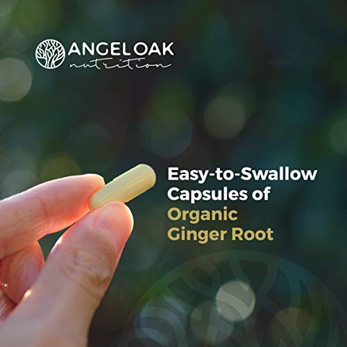 image for Angel Oak Nutrition Angel Oak Ginger Root Capsules – 650mg - Ground 