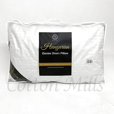 Cotton Mills 100 Pure White Hungarian Goose Down Hotel Quality
