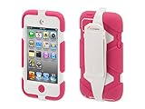 GRIFFIN D31 iPod Touch 4G Survivor Skin Case (Pink/White)
