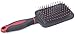 Hair Symphony Scarlet Detangling Hair Brush with Soft Paddle Brush for Wet and Dry Hair and Travel Cosmetics Bag