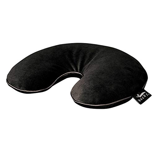 Bucky, Oreiller de Voyage Original en Forme de U, Sac de Cou Classique Utopia pour faciliter et pratiquer Le Voyage – Noir