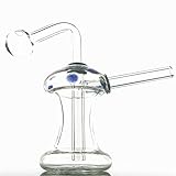 Raymond Child 5inches Clear Glass Oil Burner Can Fill Water (1PCS)