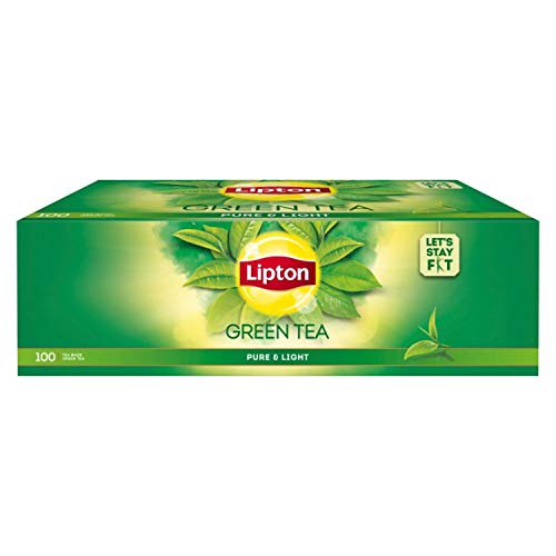 Buy Lipton Pure Light Green Tea Bags, 100 Pc on Amazon