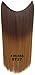 Flip In Synthetic Heat Resistance Ombre Straight Hair Extension Secret Miracle Two Tone Hair Wire 22