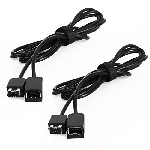Extension Cable, Bigaint 2 Pack 10ft 3M Extend Link Controller Extension Cable for Nintendo Mini NES Classic Edition, Cords Extender for Wii Remote & Wii Nunchuck Controller