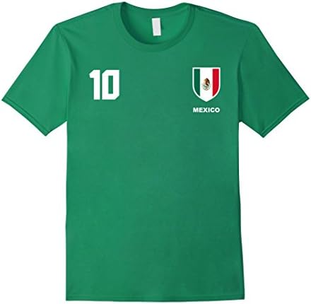 Mens Mexican Mexico Football Futbol Soccer Jersey T-Shirt Medium Kelly Green