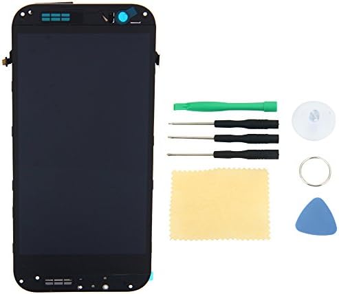 Vamery Replacement Display LCD &amp; Touch Screen Digitizer Assembly with Frame for HTC M8 + Repair Tools (Gray)