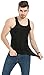 JQ JQAMAZING Mens Slimming Body Shaper Vest Abdomen Slim Shirt Compression Tank Shaperwear (Black, Medium)