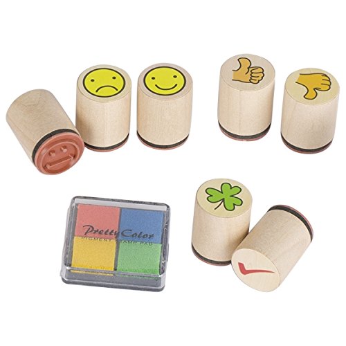 Goki Stempelset, 8-teilig – Verschiedene Motive