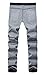 COLINNA Men's Moto Biker Vintage Distressed Ripped Slim Fit Skinny Stretch Denim Jeans