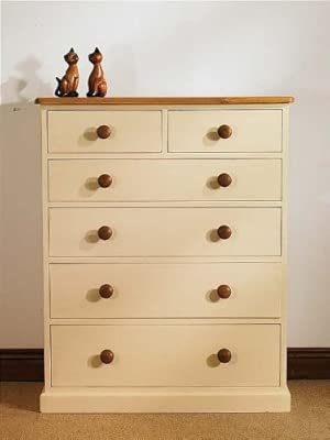 Mottisfont Painted Pine 2 Over 4 Chest Of Drawers Amazon Co Uk