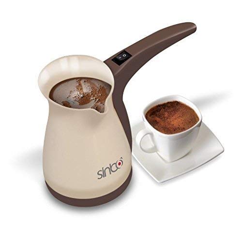 Sinbo SCM 2928 Greek Turkish Coffee Maker Machine Electric Pot Briki Ibrik BROWN by Sinbo