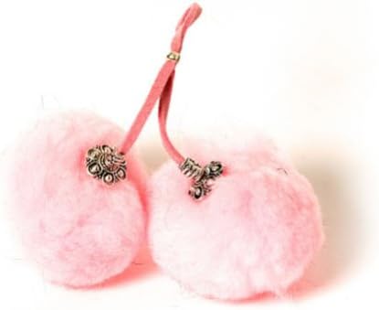 Huggrz Junior Womens Pink Fluffy Faux Accessories Boot Pom Poms