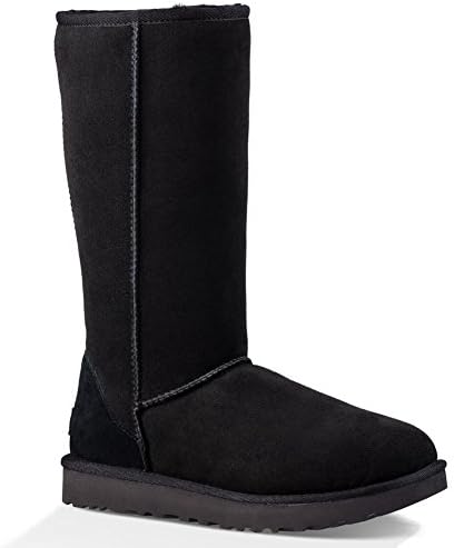 Amazon.com | UGG Women's Classic Short Ii Boot, Black, 05 | Mid-Calf
