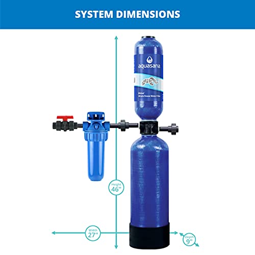 Aquasana Whole House Water Filter System Carbon & KDF Home Water