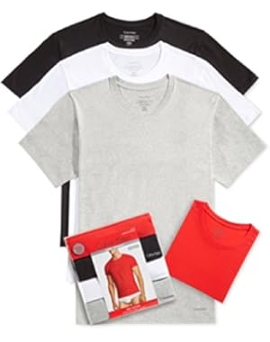 Calvin Klein Men's Classic Crew-Neck T-shirt 3+1 Pack- M