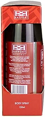 Three Pears Rapport Original Gift Set 150ml Bath Shower Gel Deodorant Body Spray view 3