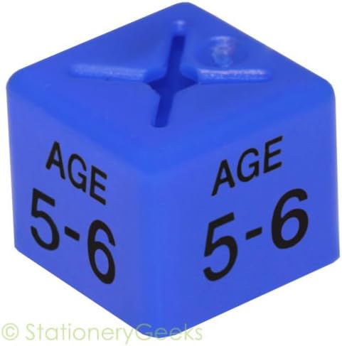 Stationery Geeks 50 Coat Hanger Size Cubes Childrenswear Dual Age 5 - 6 Blue