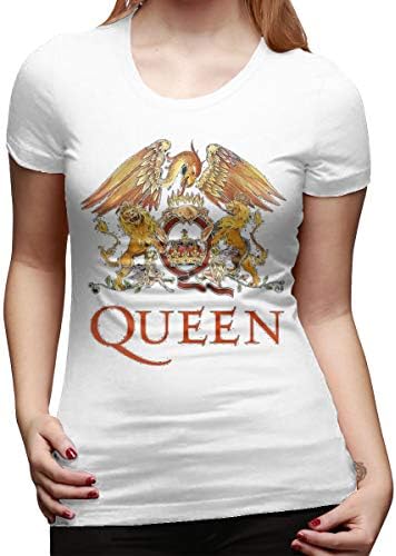 BttGSe Queen-Bohemian Rhapsody Funny Women's Short Sleeves T-Shirt White