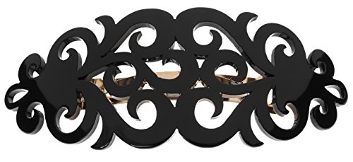 France Luxe Elysee Barrette - Black