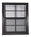 Shed Windows 18" W x 23" H - J-Lap - Playhouse Windows (Brown)