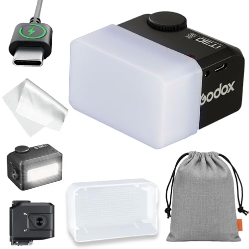 GODOX IT30PRO S Kamera Blitz mit Diffusor, IT30 PRO S Mini Blitzgeräte