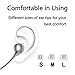 Frizione Headphones, Wired Earbuds, Metal Earphones, Noise Isolating Headset, Stereo Bass Headphone, In Ear Earbuds with Mic