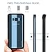 ROYBENS Galaxy S8 Plus Case, Clear Back and Slim Thin Excellent Grip Flexible Soft Silicone Gel Bumper Shockproof Full Body Protection Cover for Galaxy S8 Plus - Black Edge