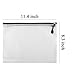 SUBANG 10 Pack Black New Design Zipper File Bags In A4 Sizes, File Holders With Grid Travel Pouch