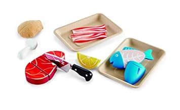 Hape E3155 - Fisch & Fleisch Set, Küchenspielzeug