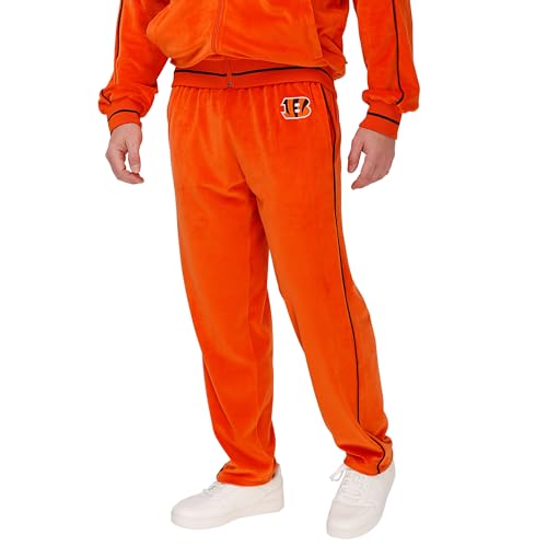 FOCO Cincinnati Bengals NFL Womens Velour Pants - Orange - M