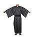 MAYSONG Men's Japanese Yukata Kimono Home Robe Pajamas Dressing Gown L