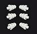 6 PACK - Triple Flange Replacement Ear tips sleeves fit SHURE SE110 SE112 SE115 SE210 SE215 SE310 SE315 SE420 SE425 SE530 SE535 SE846 E3c E3g E4c E4g E5c and Noise Isolating In-Ear Headphones