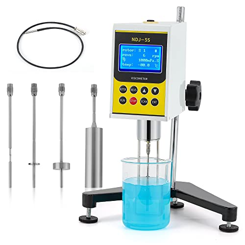 CGOLDENWALL Digital Rotary Rotational Viscosity Meter Fluidimeter Meter