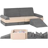 LOAOL Kids Couch Foam Couch for Kids, Kids Modular