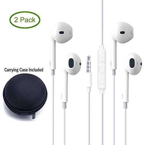 VMwireless 2X Premium Earphone 3.5mm Jack with Mic and Remote For IPHONE...