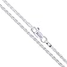 Sterling Silver Diamond-Cut Rope Chain 2mm Solid 925 Italy New Necklace 26