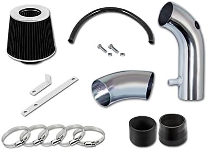 RL Concepts Black Short Ram Air Intake Kit + Filter 07-11 Jeep Wrangler 3.8L V6