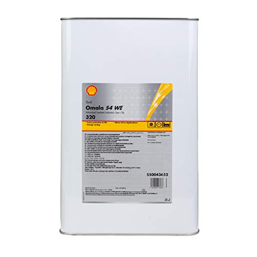 SHELL OMALA S4 WE 320 ADVANCED SYNTHETIC INDUSTRIAL GEAR OIL 20LTR in ...