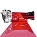 LinkedGo Self Adhesive Red Gloss Vinyl Headlight Foglight Tail Tint Wrap (12
